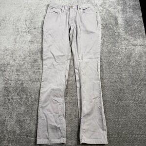 Free World Quality Construction Night Train Men's Jeans Gray Size 30 Cotton